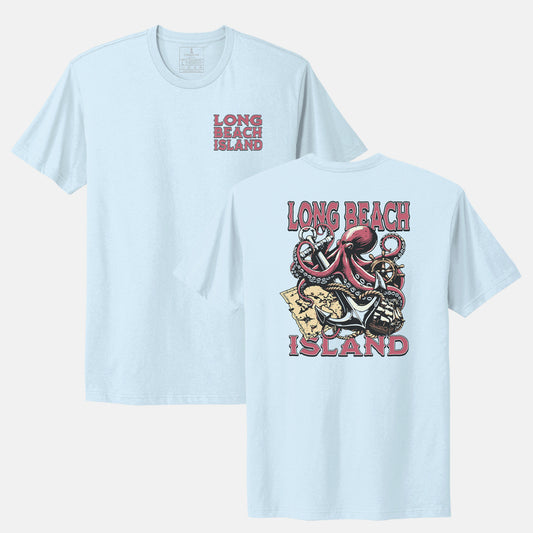 Long Beach Island Octopus T-Shirt