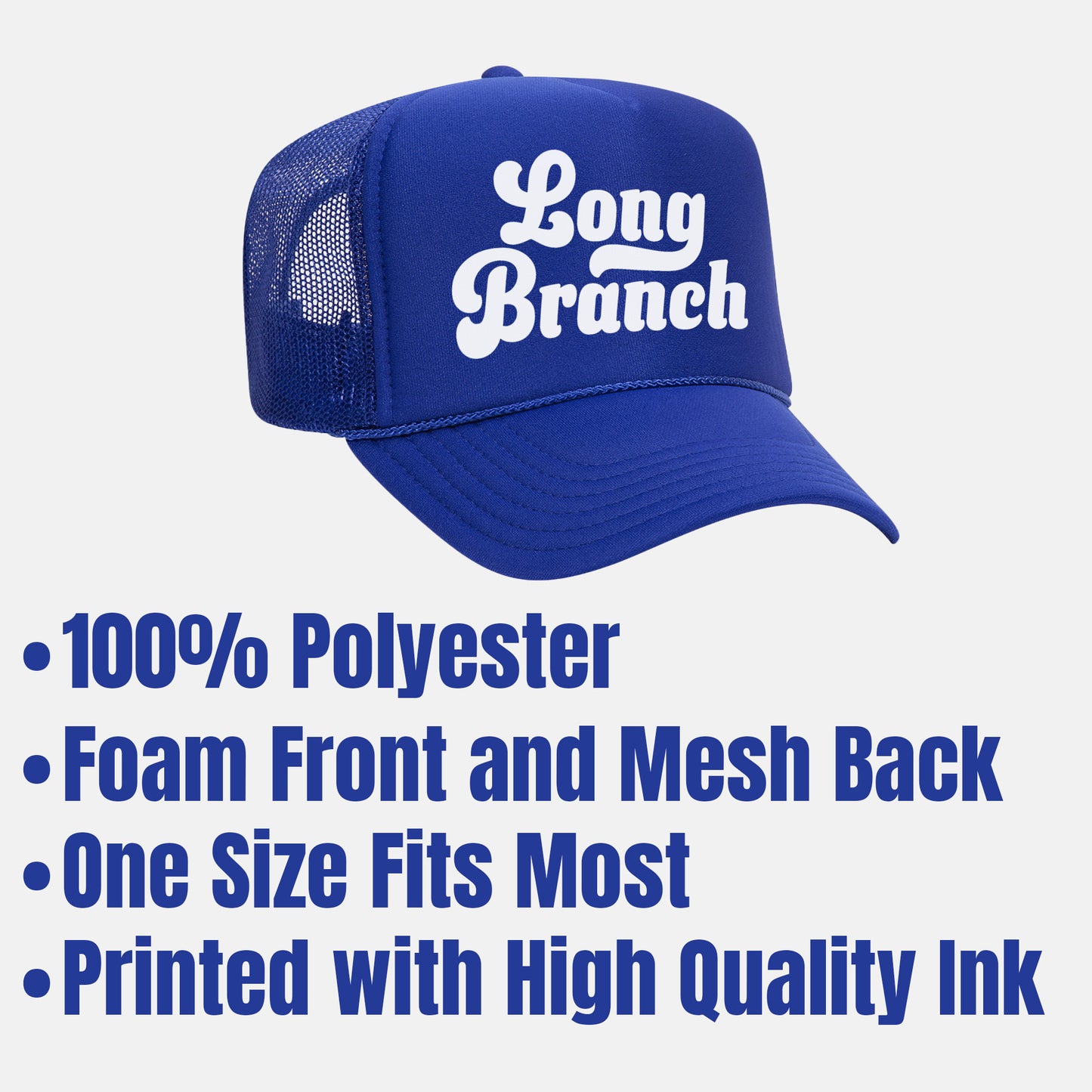 Long Branch Retro Trucker Hat