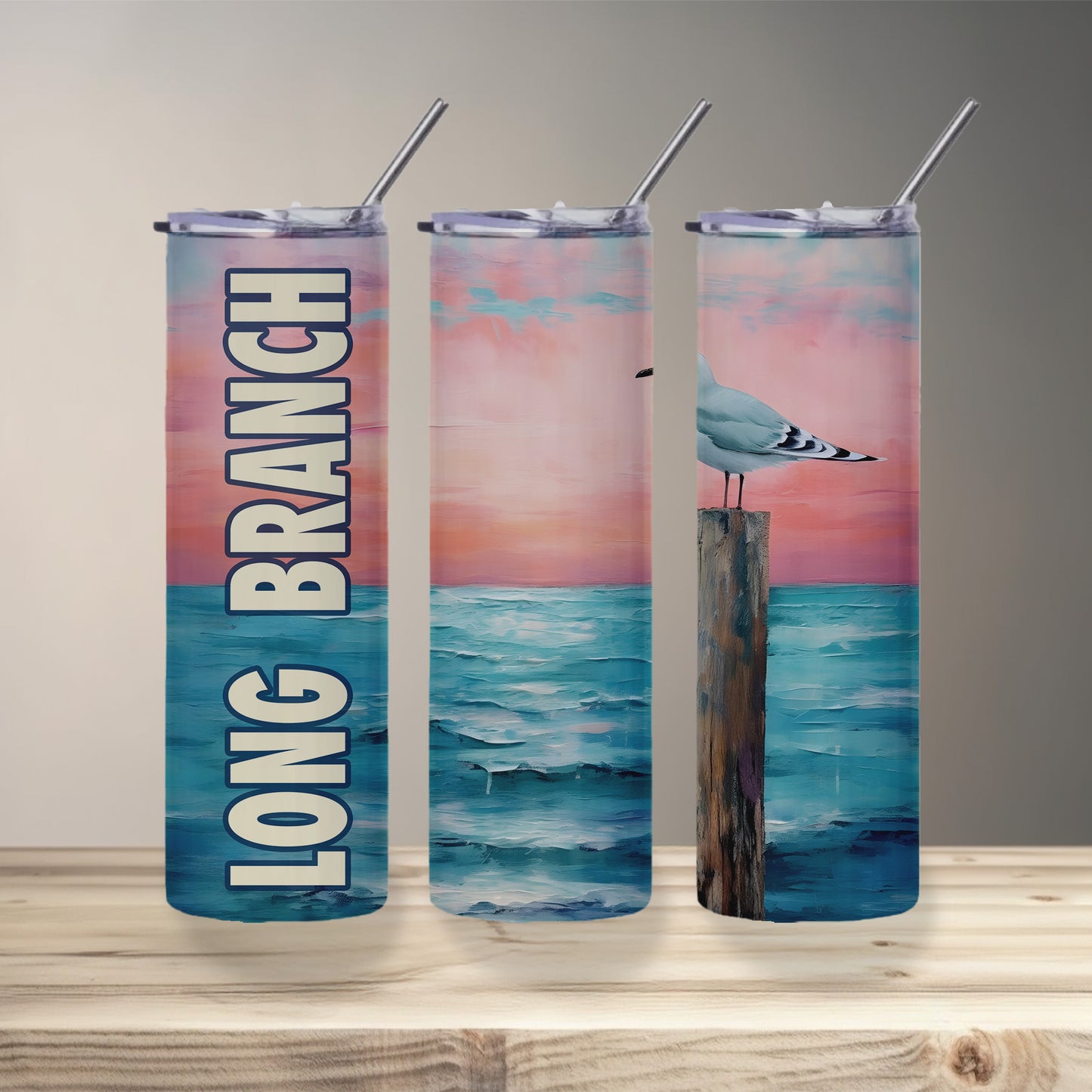 Long Branch Seagull Skinny Tumbler