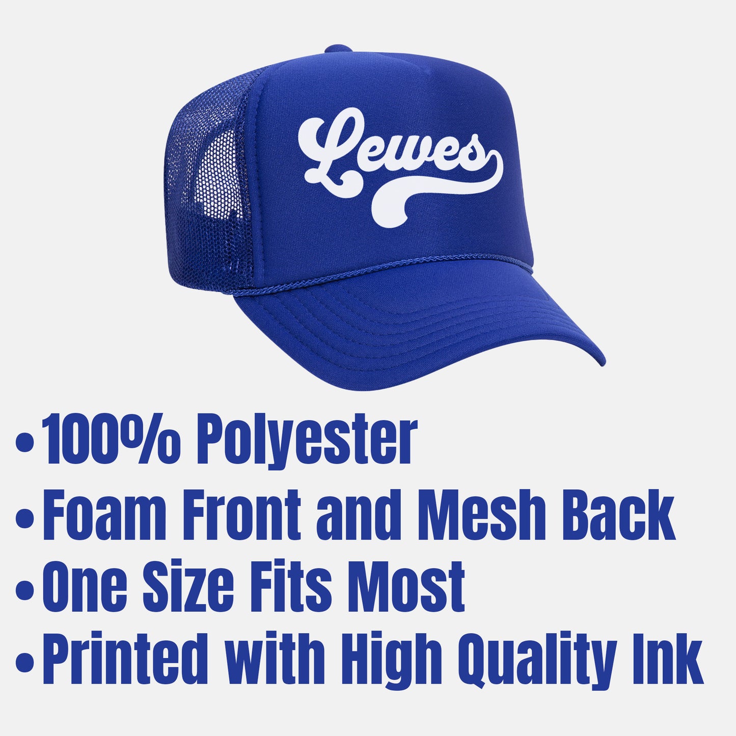 Lewes Retro Trucker Hat