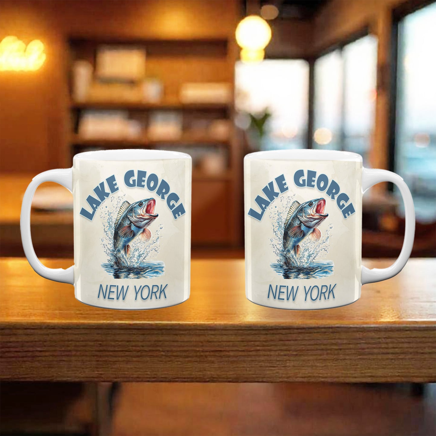 Lake George Fish Mug
