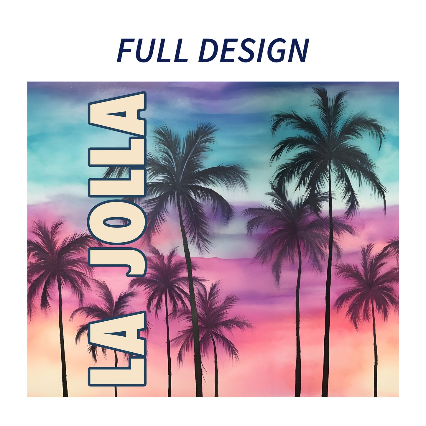 La Jolla Sunset Skinny Tumbler