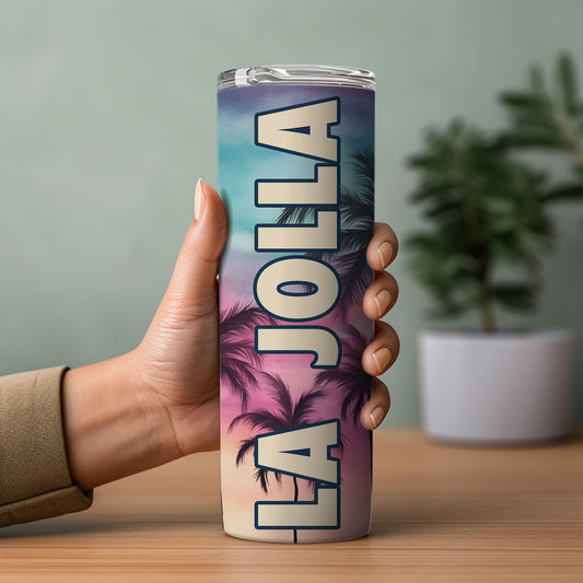La Jolla Sunset Skinny Tumbler