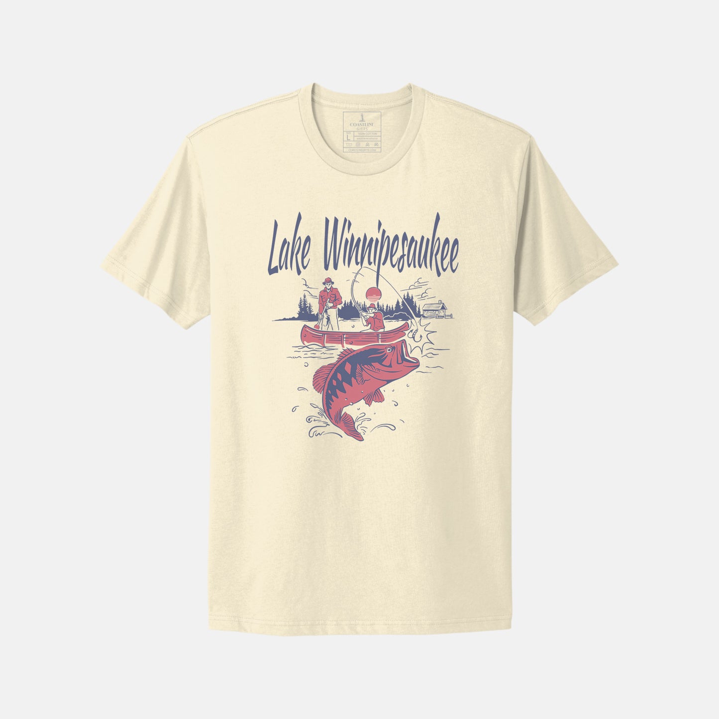 Lake Winnipesaukee Canoe T-Shirt