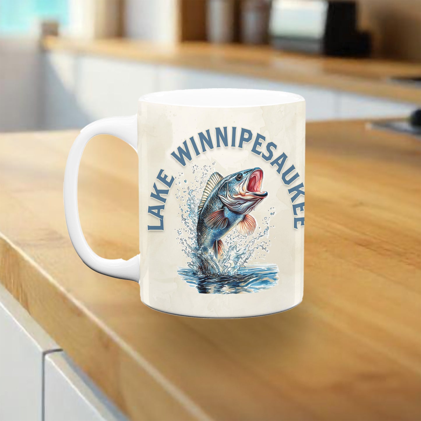 Lake Winnipesaukee Fish Mug