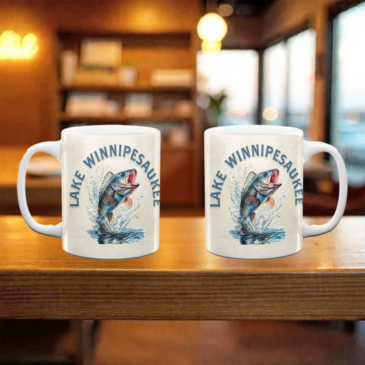 Lake Winnipesaukee Fish Mug