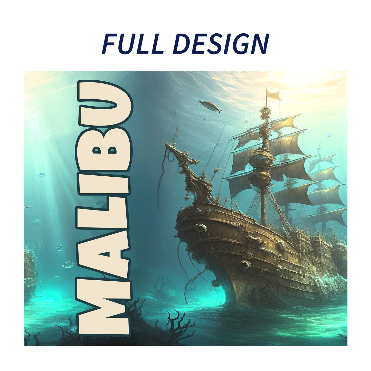 Malibu Shipwreck Skinny Tumbler