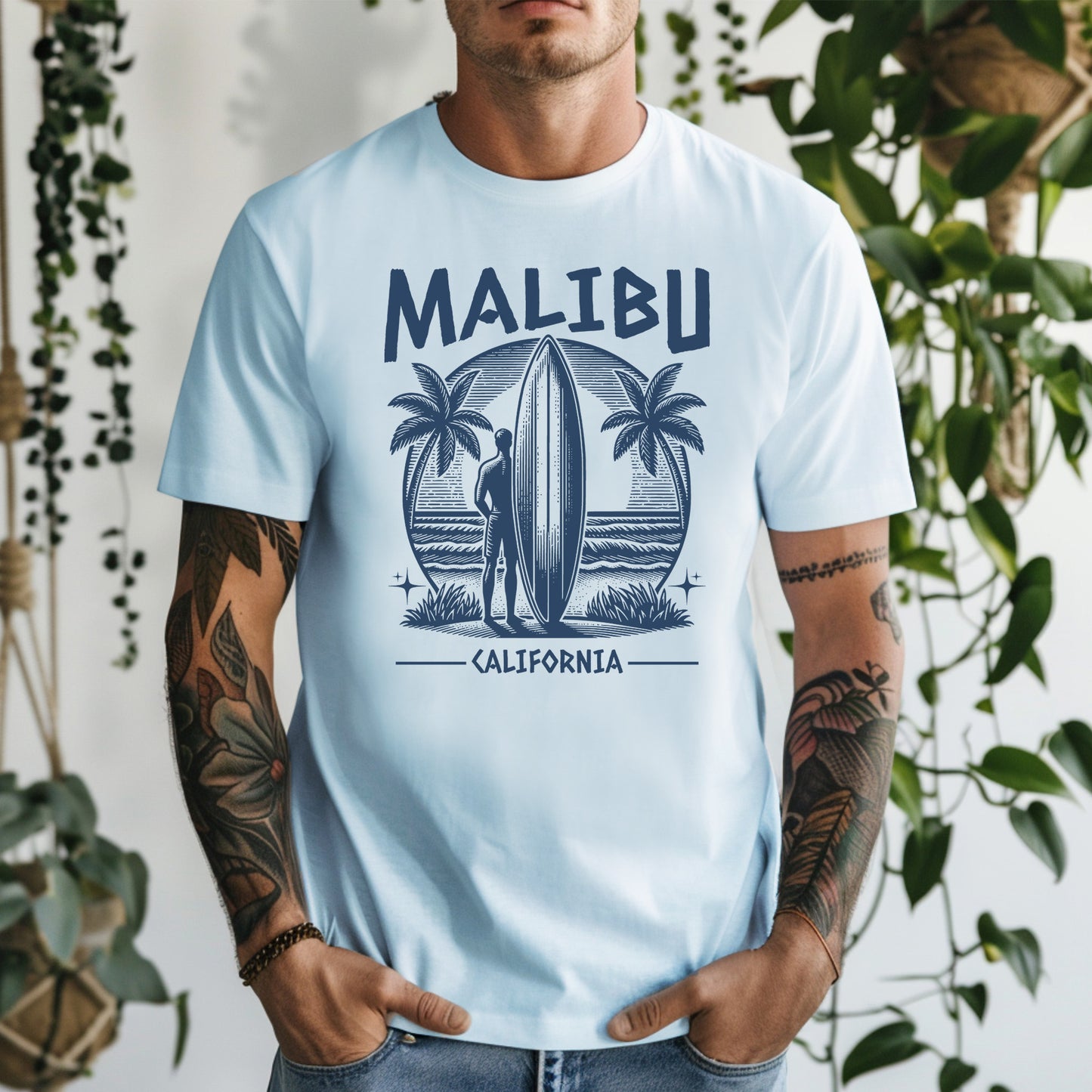 Malibu Surfboard T-Shirt