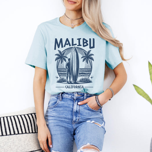 Malibu Surfboard T-Shirt
