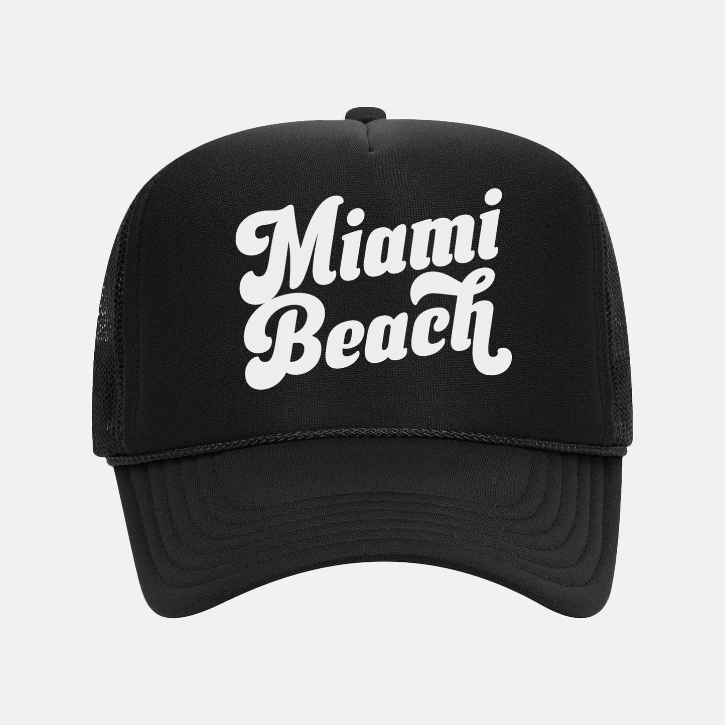 Miami Beach Retro Trucker Hat