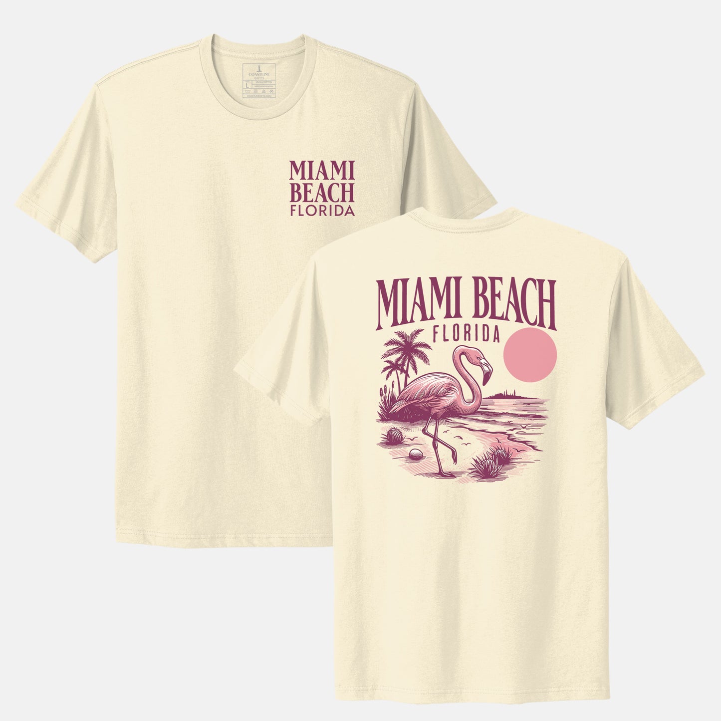 Miami Beach Flamingo T-Shirt