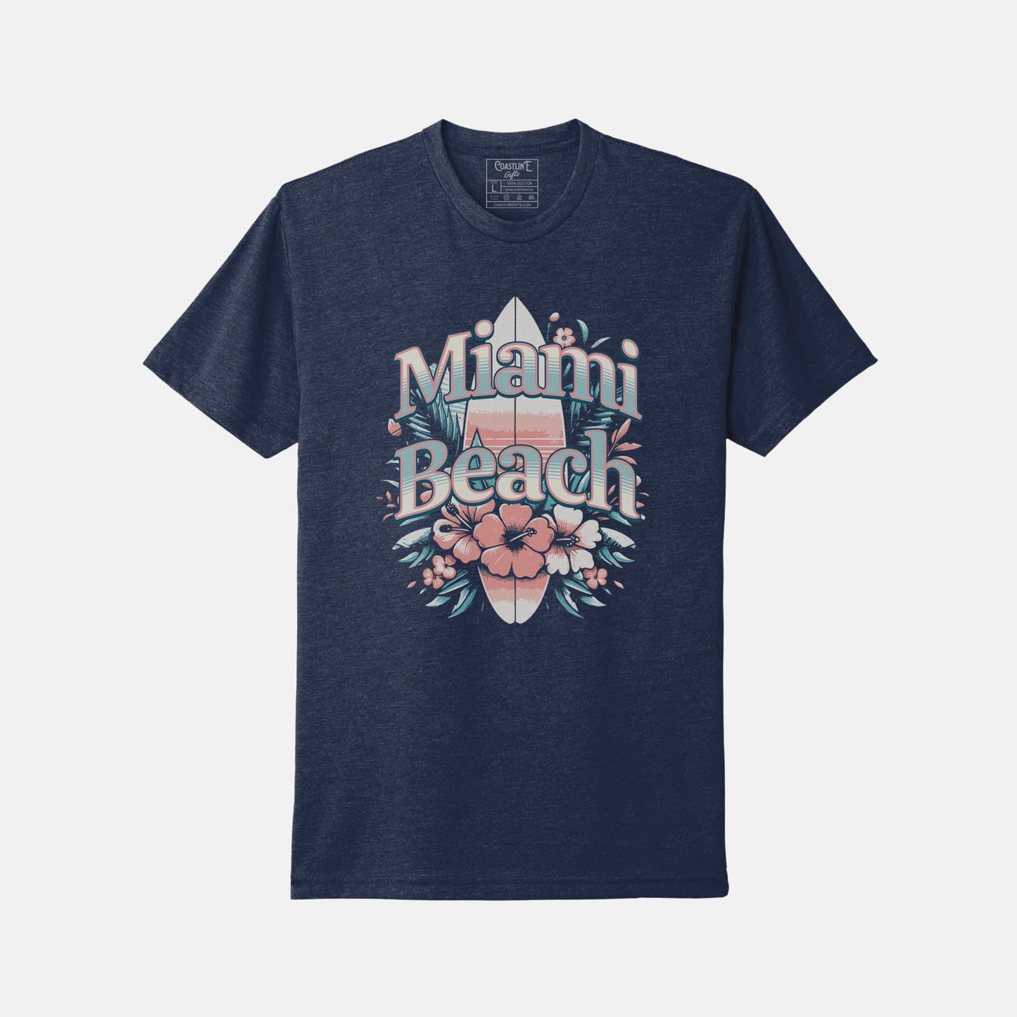 Miami Beach Surfboard T-Shirt