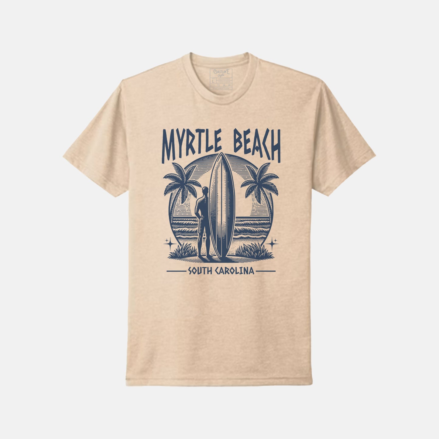 Myrtle Beach Surfboard T-Shirt