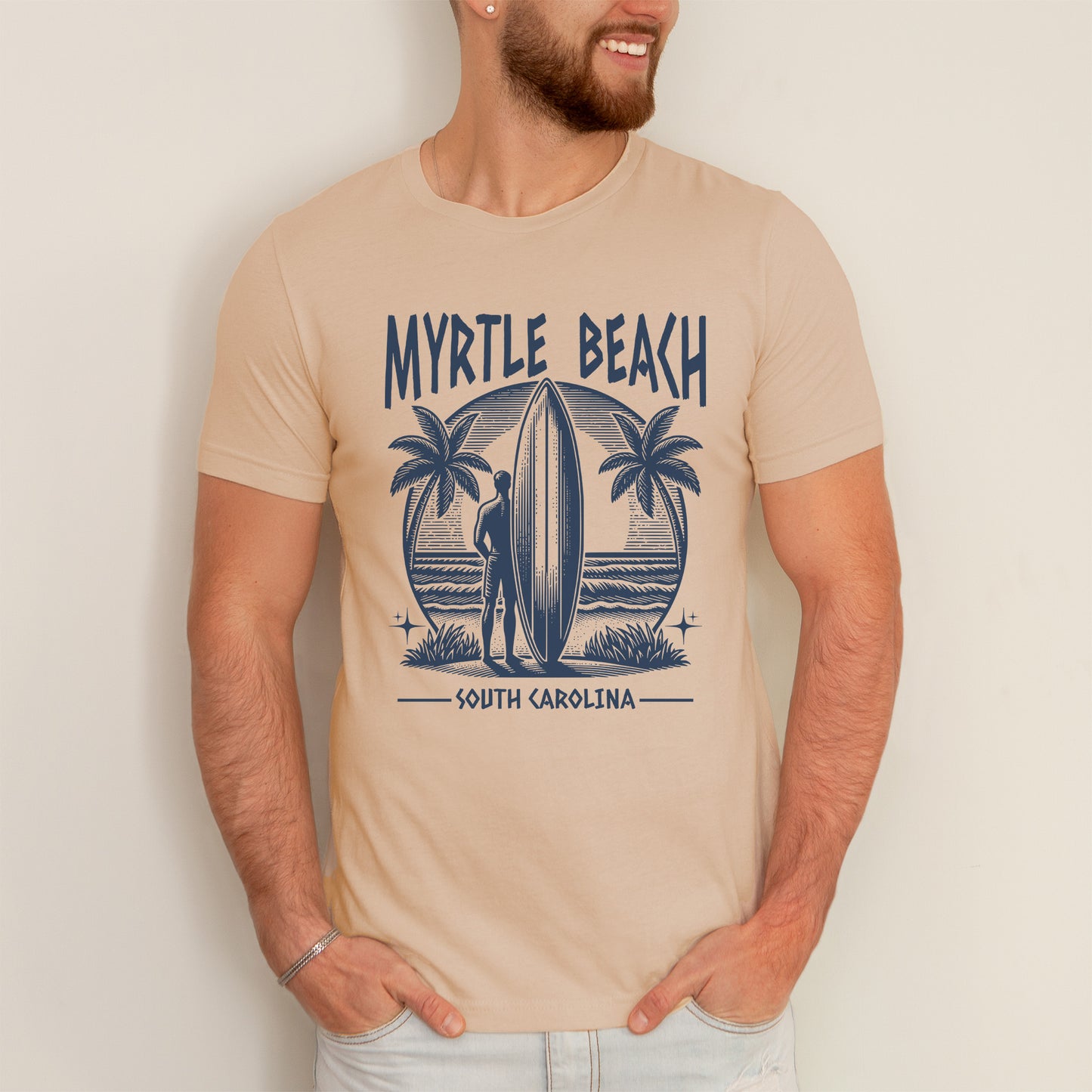 Myrtle Beach Surfboard T-Shirt