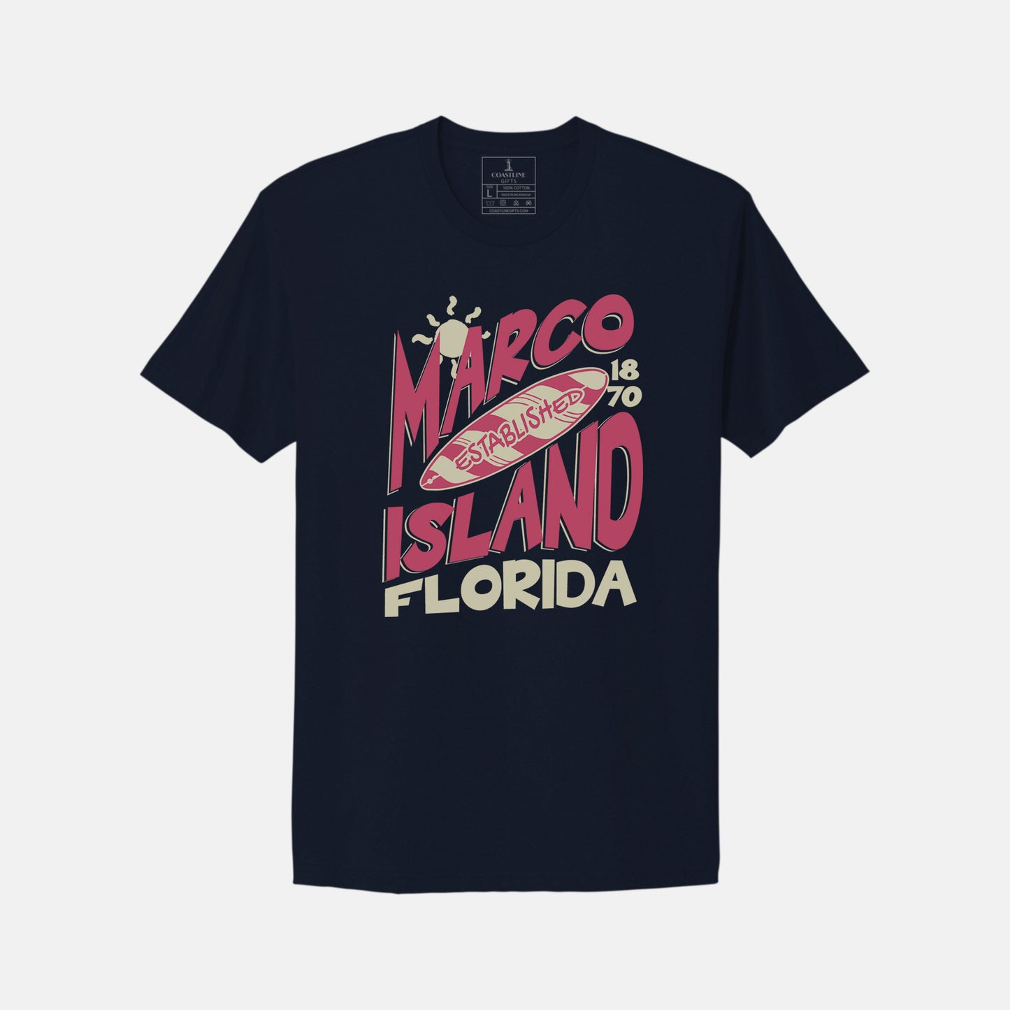 Marco Island Surfboard T-Shirt