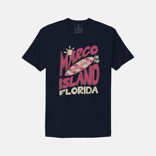 Marco Island Surfboard T-Shirt