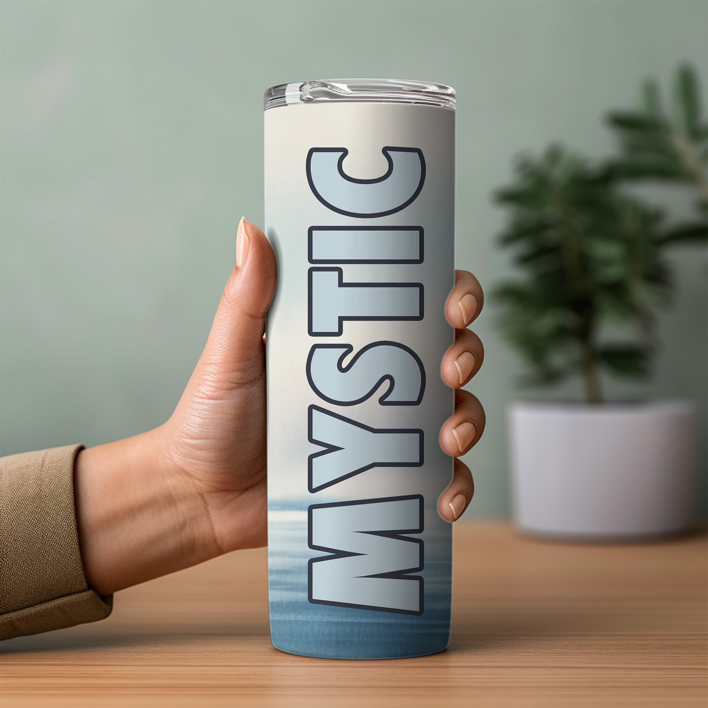 Mystic Sailboat Skinny Tumbler