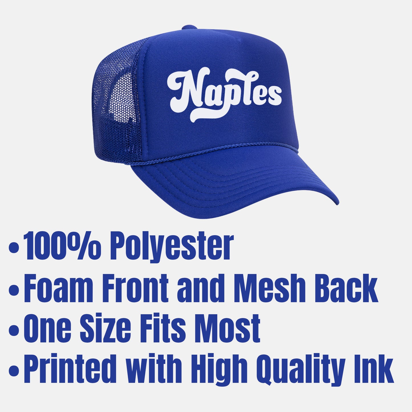 Naples Retro Trucker Hat