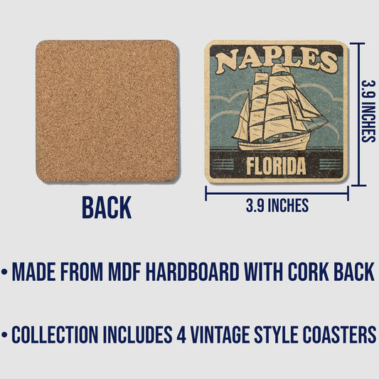 Naples Vintage Coaster Set