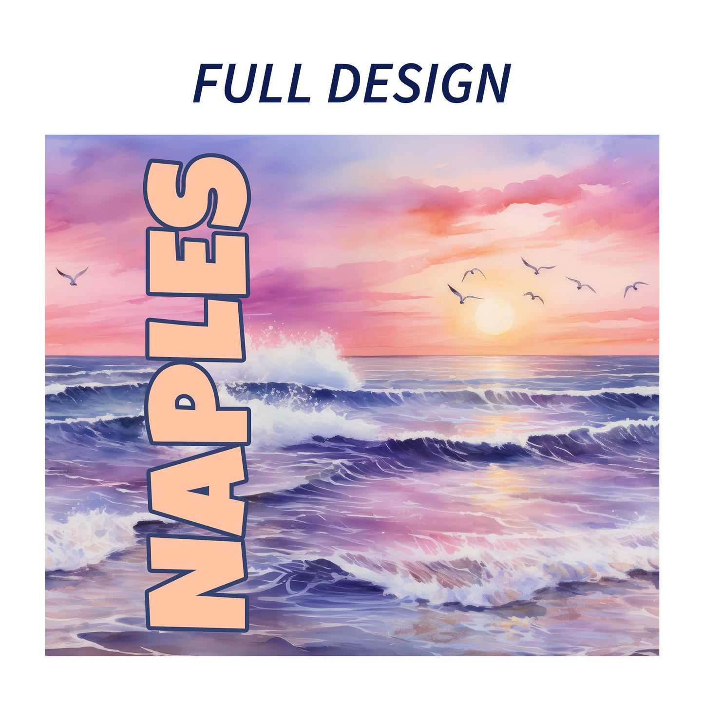 Naples Shoreline Skinny Tumbler