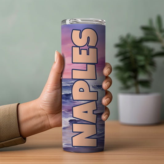 Naples Shoreline Skinny Tumbler