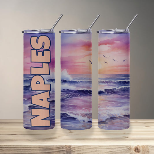 Naples Shoreline Skinny Tumbler