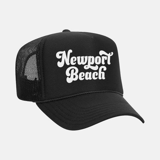 Newport Beach Retro Trucker Hat