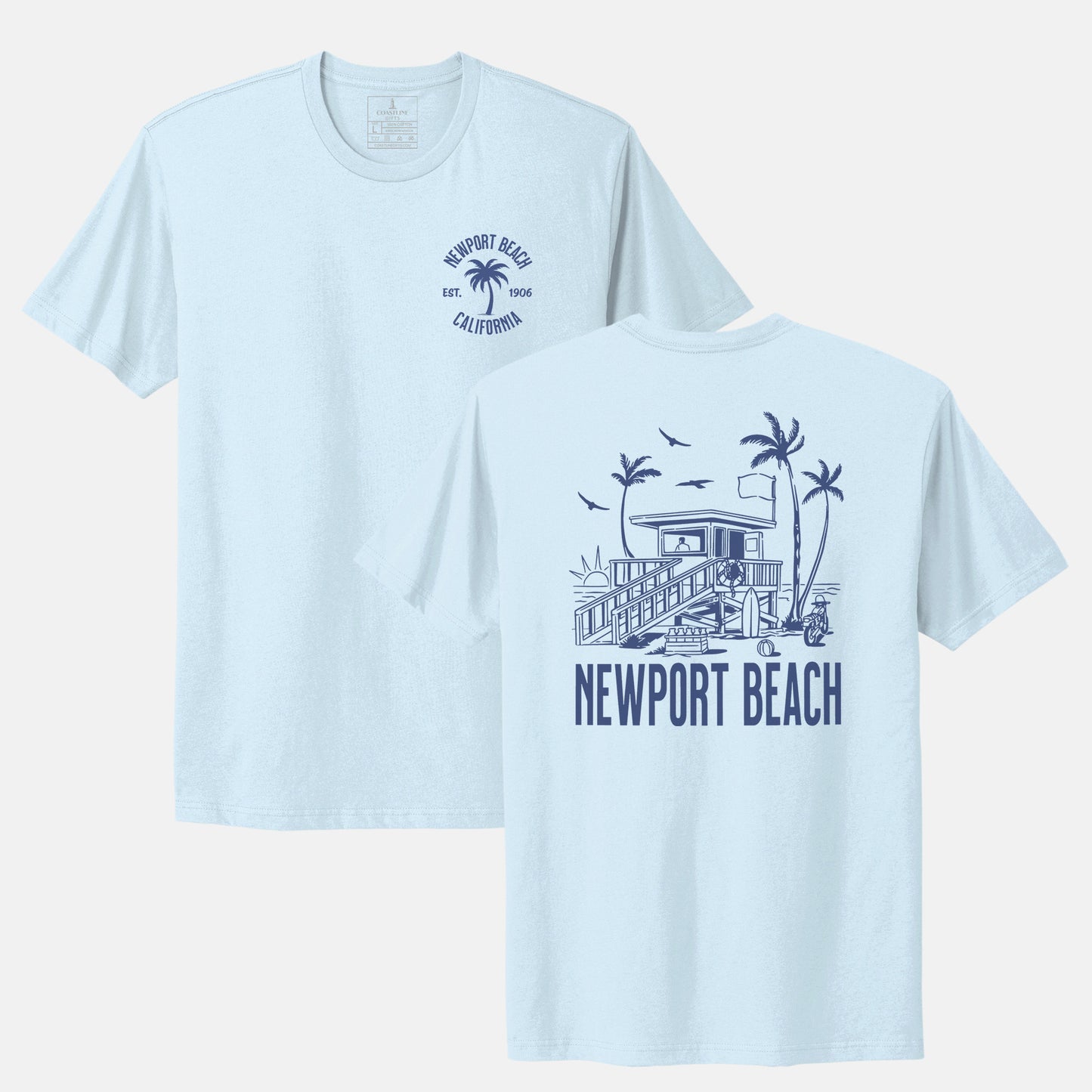Newport Beach Palm Tree T-Shirt