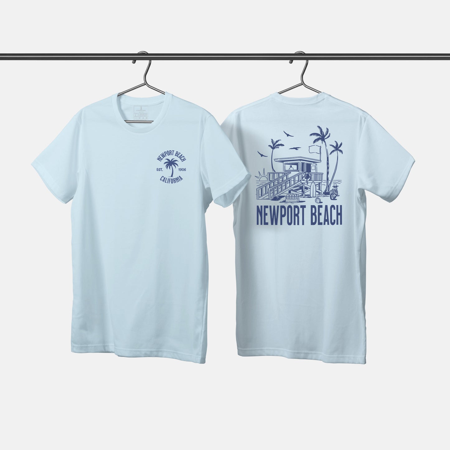 Newport Beach Palm Tree T-Shirt
