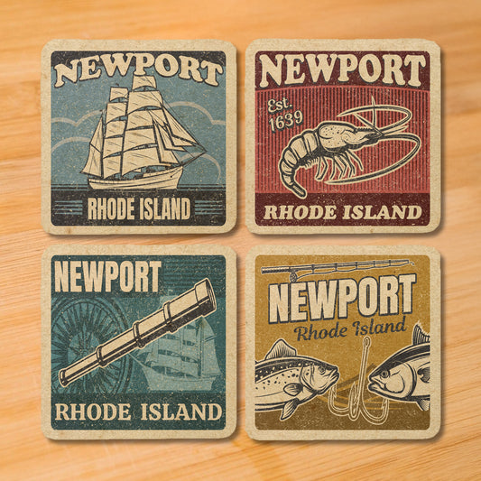 Newport Vintage Coaster Set