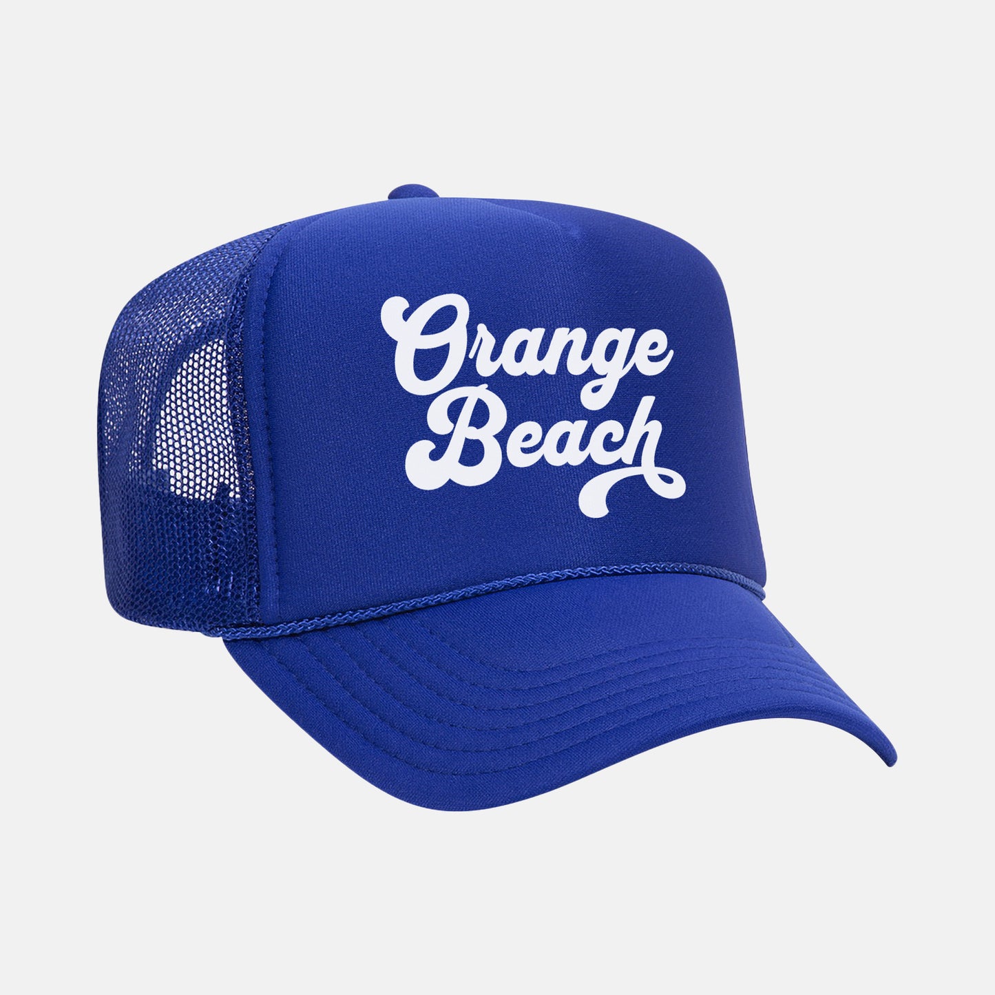 Orange Beach Retro Trucker Hat
