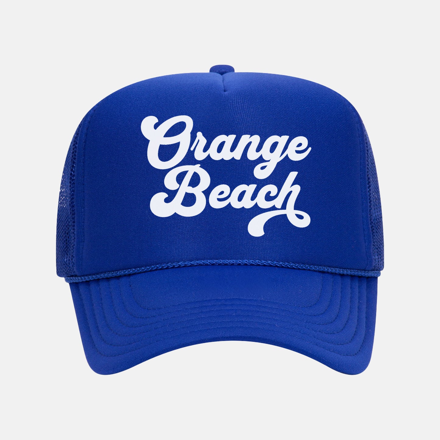 Orange Beach Retro Trucker Hat