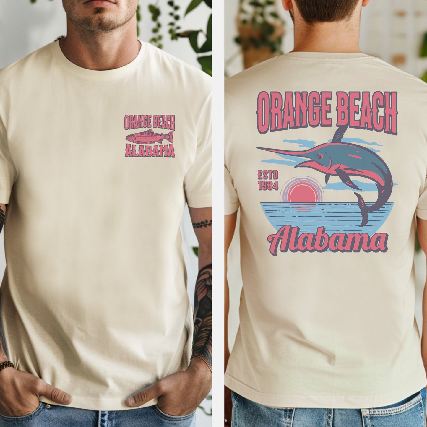 Orange Beach Fishing T-Shirt
