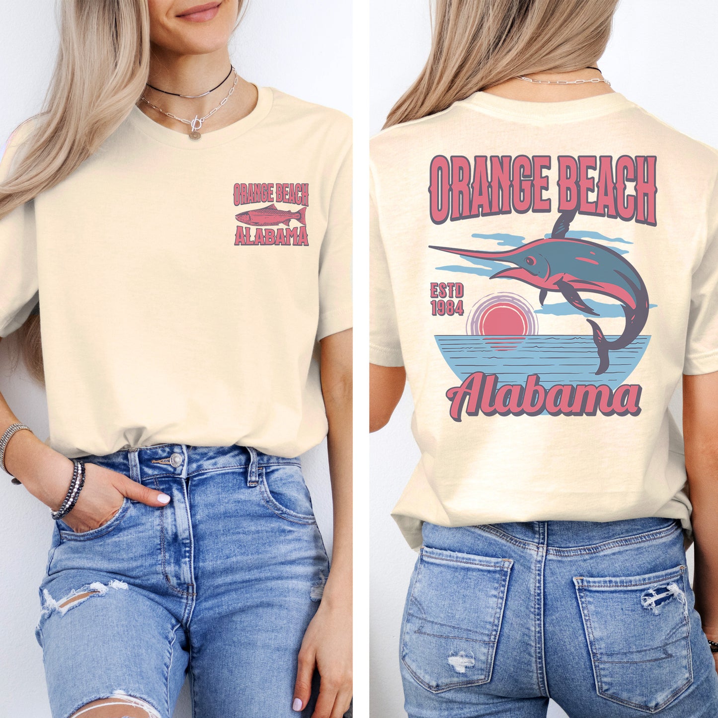 Orange Beach Fishing T-Shirt