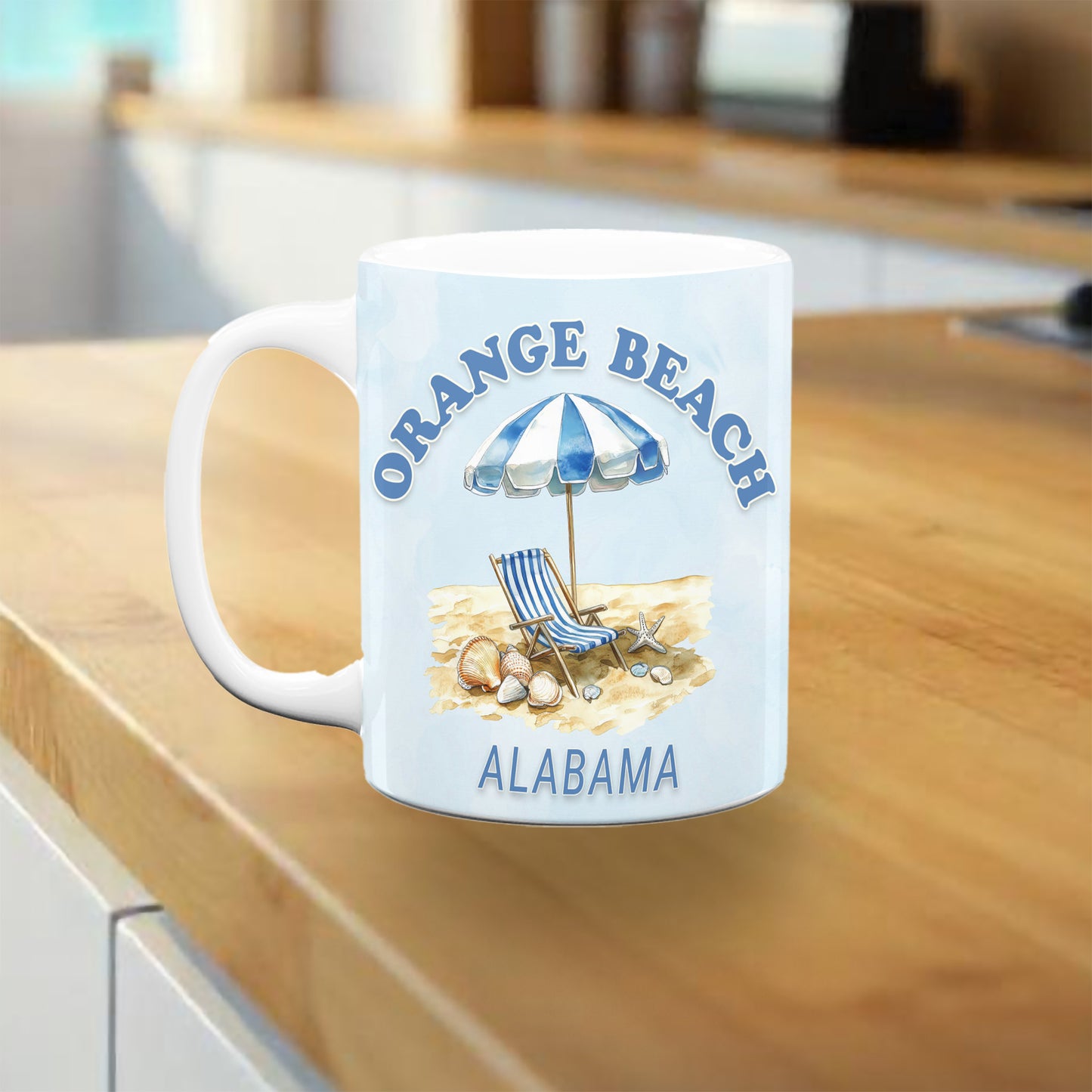 Orange Beach Umbrella Mug