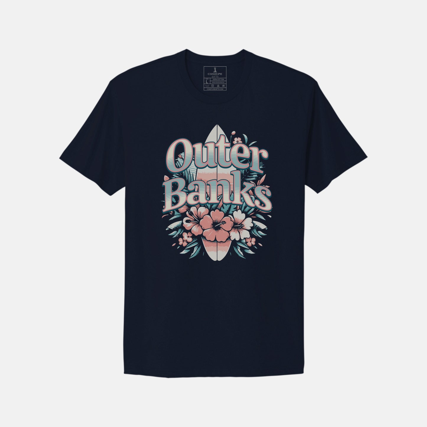 Outer Banks Surfboard T-Shirt