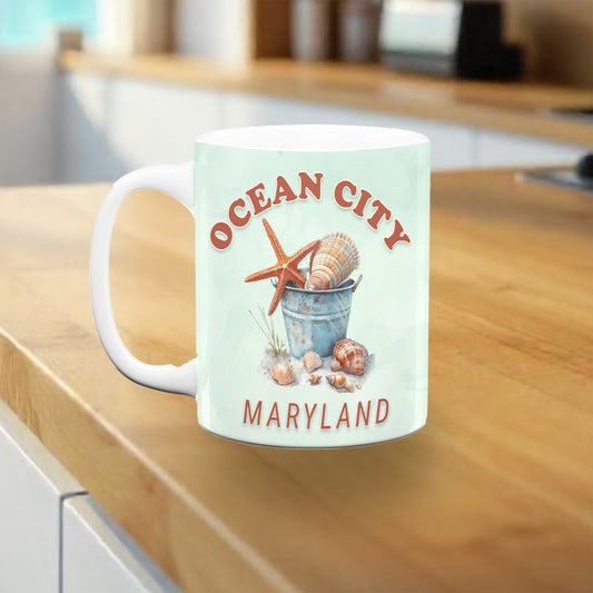 Ocean City (MD) Bucket Mug
