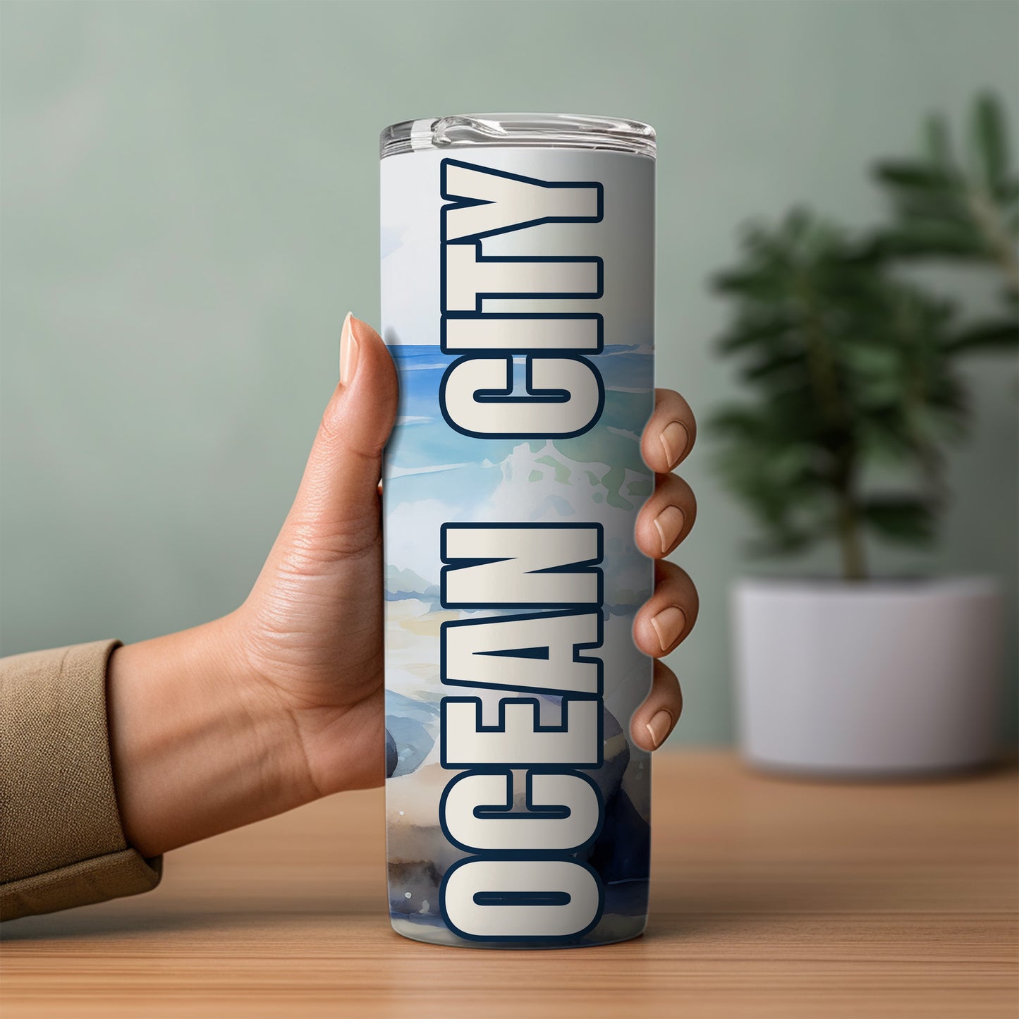 Ocean City (MD) Crab Skinny Tumbler