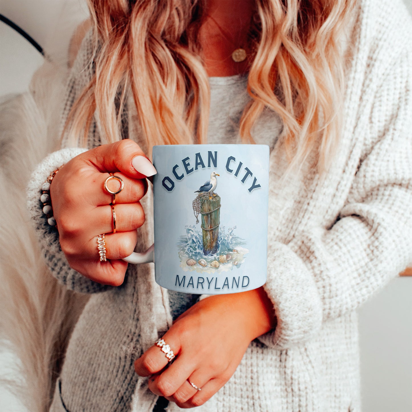 Ocean City (MD) Seagull Mug