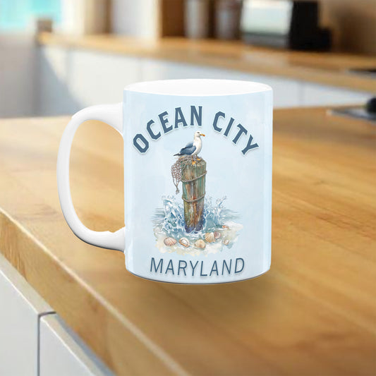 Ocean City (MD) Seagull Mug