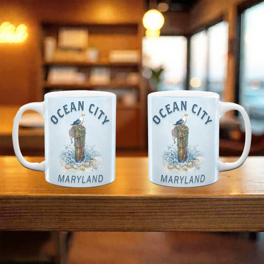 Ocean City (MD) Seagull Mug
