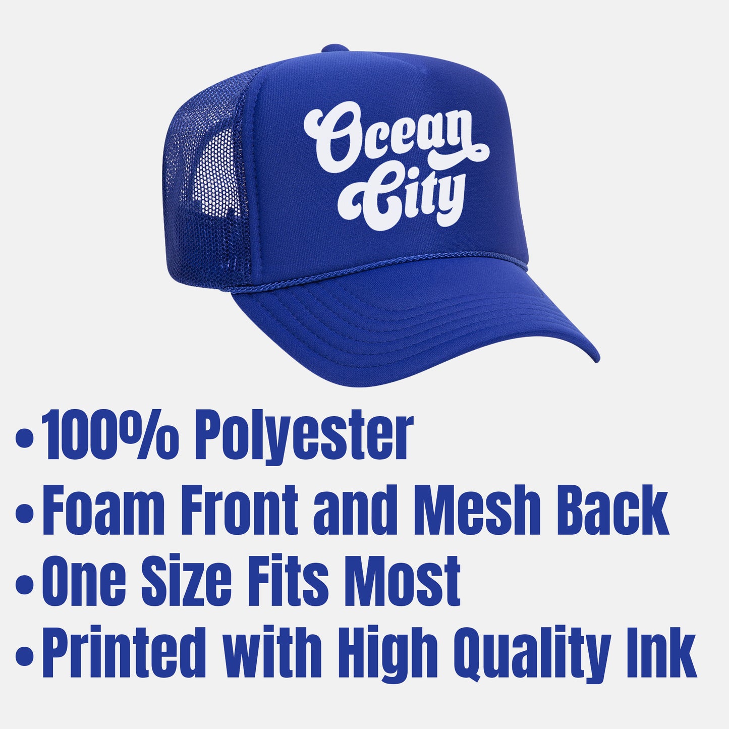 Ocean City (NJ) Retro Trucker Hat