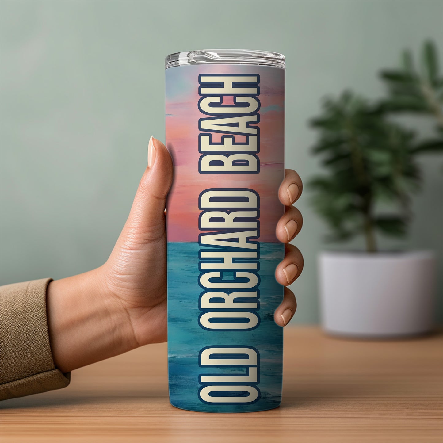 Old Orchard Beach Seagull Skinny Tumbler