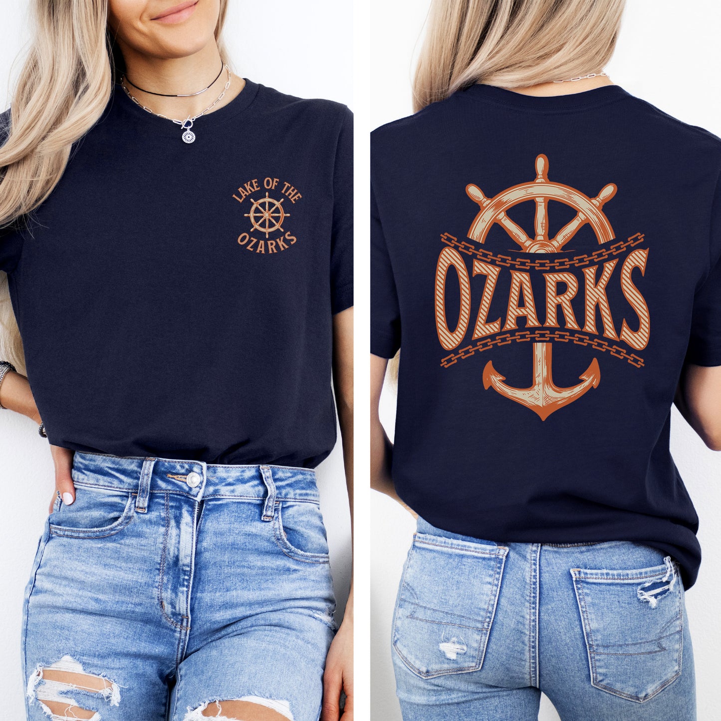 The Lake of the Ozarks Nautical T-Shirt