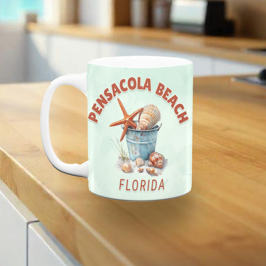 Pensacola Beach Bucket Mug