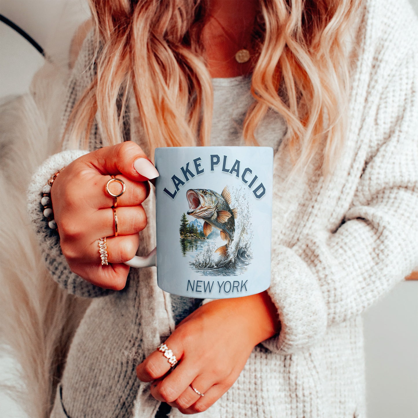 Lake Placid Fish Mug