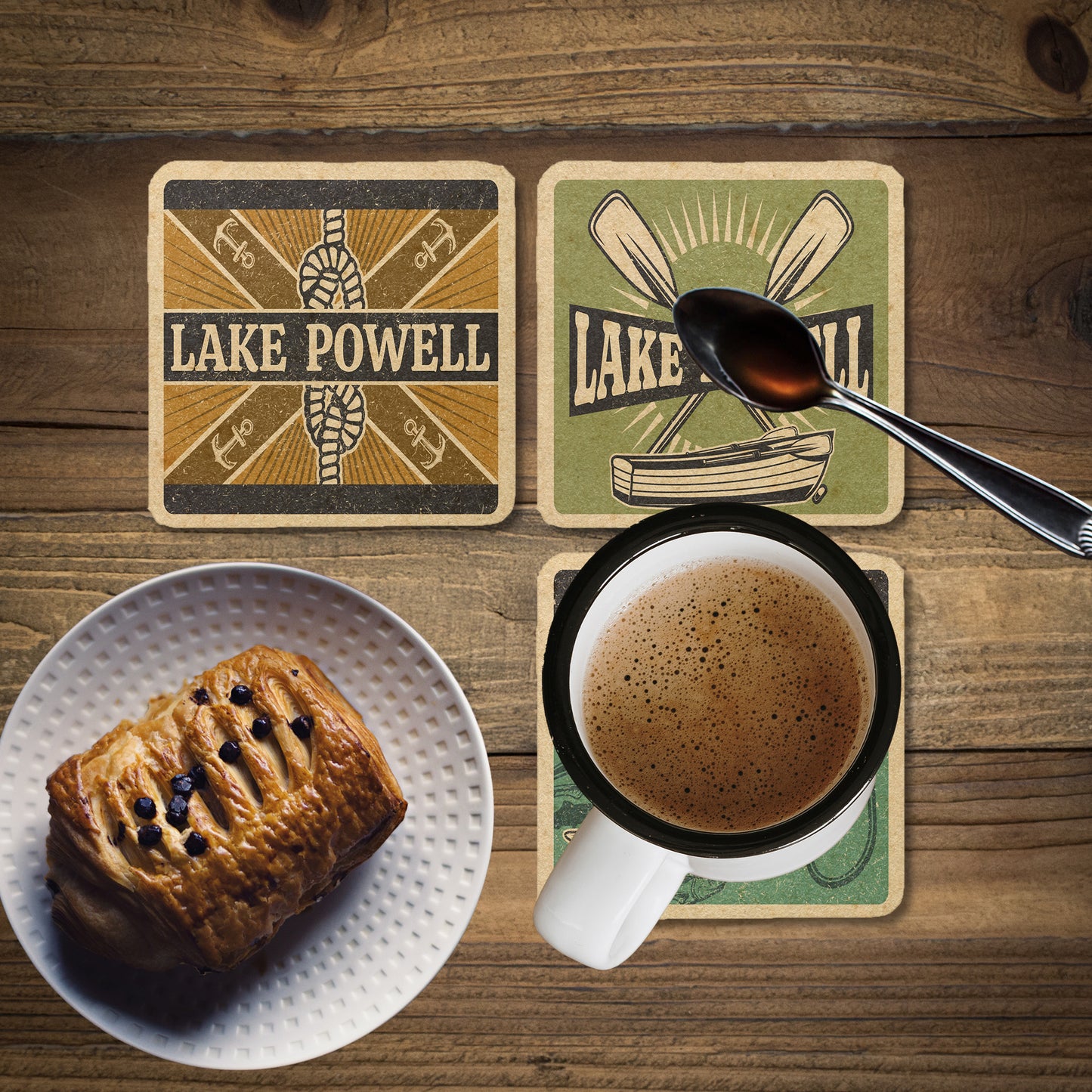 Lake Powell Vintage Coaster Set