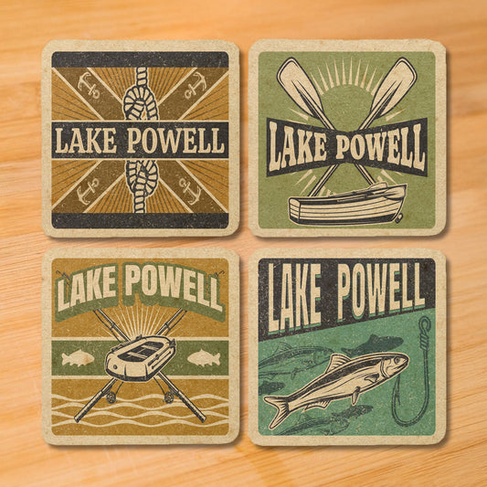 Lake Powell Vintage Coaster Set