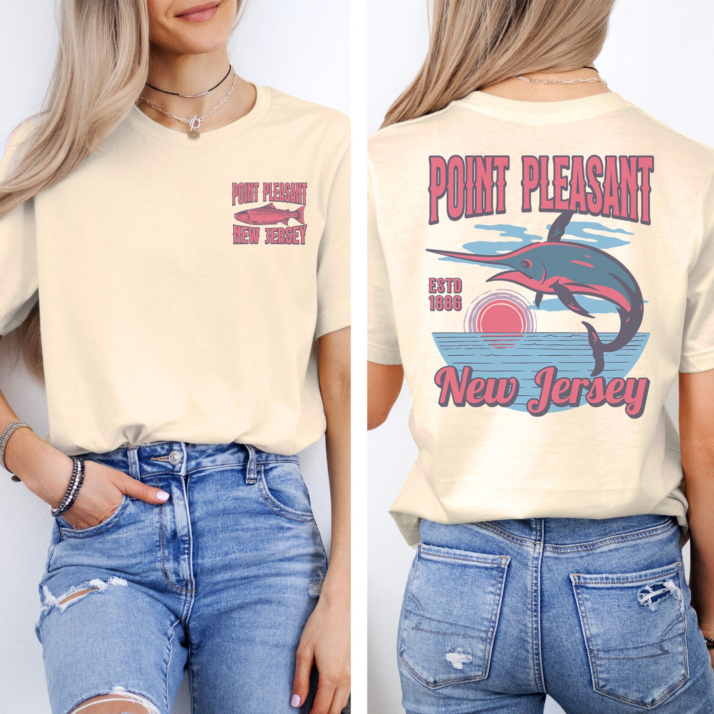 Point Pleasant Beach Fishing T-Shirt