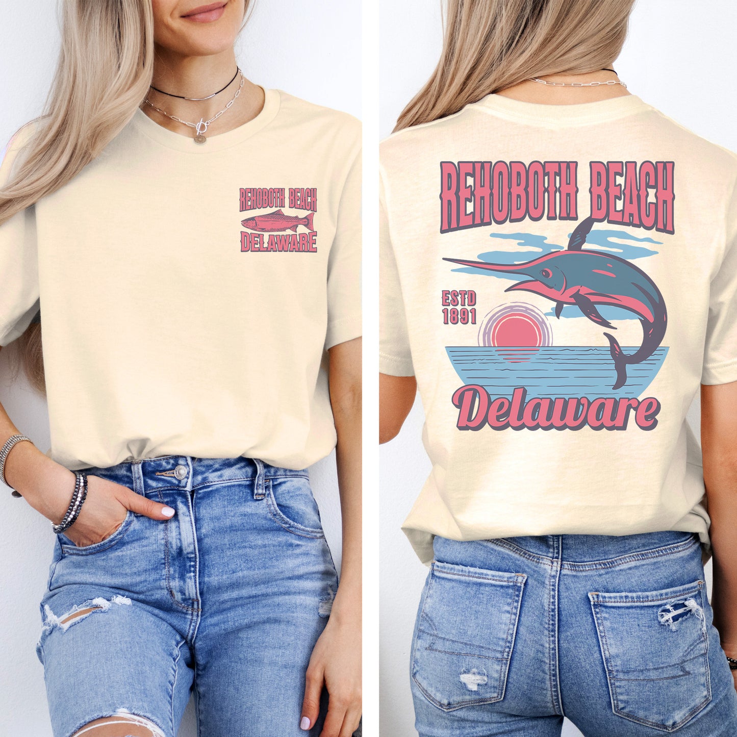 Rehoboth Beach Fishing T-Shirt